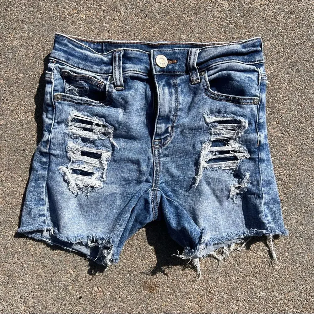 AEO Hi Rise Shortie Next Level Stretch American Eagle Size 0